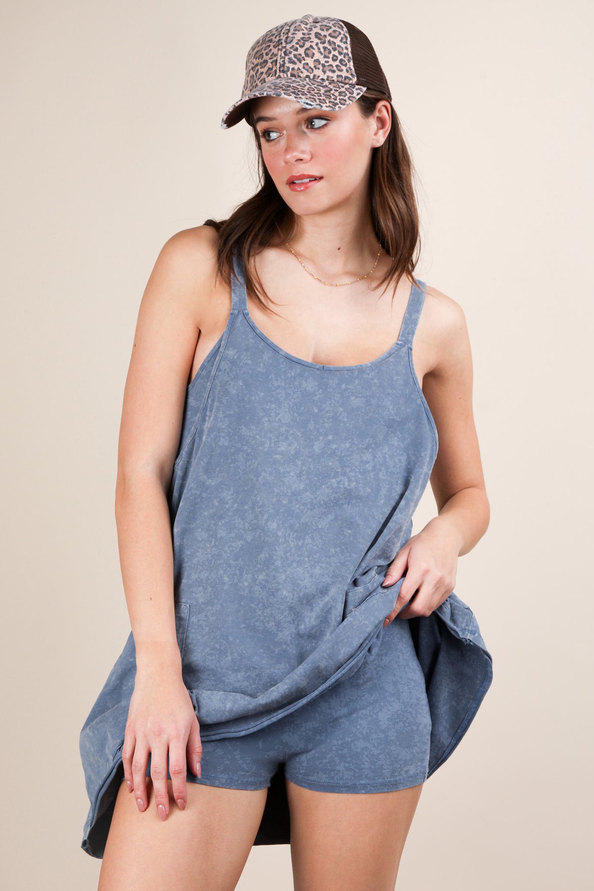 Flow State Dress - Denim