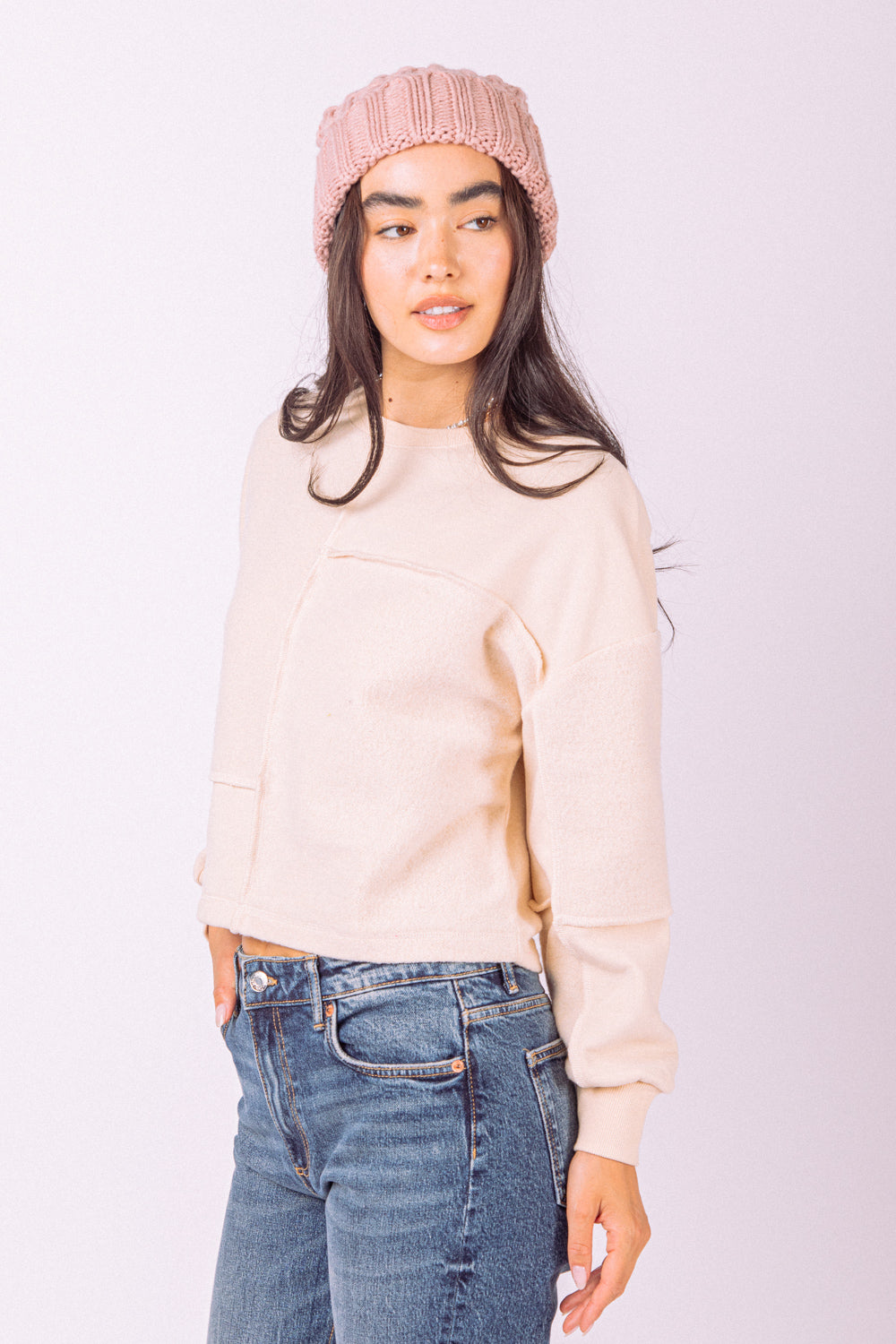 Piece By Piece Top - Cream