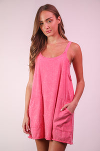 Flow State Dress - Hot Pink