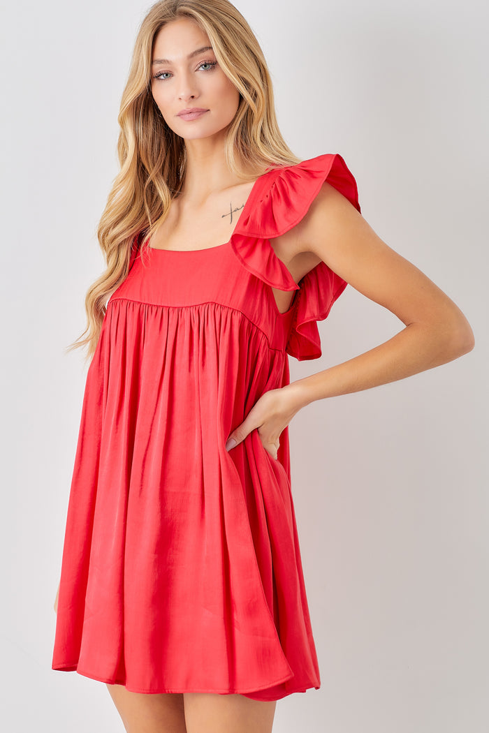 Gleam & Glisten Dress - Red