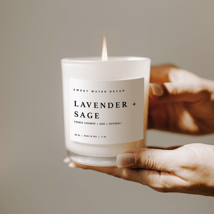 Lavender + Sage - Soy Candle