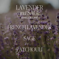 Lavender + Sage - Soy Candle