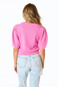 Fuzzy Reverie Top - Pink