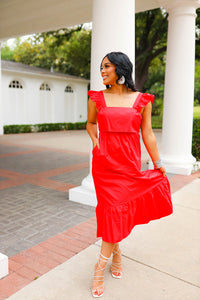 Breaking Free Dress - Red