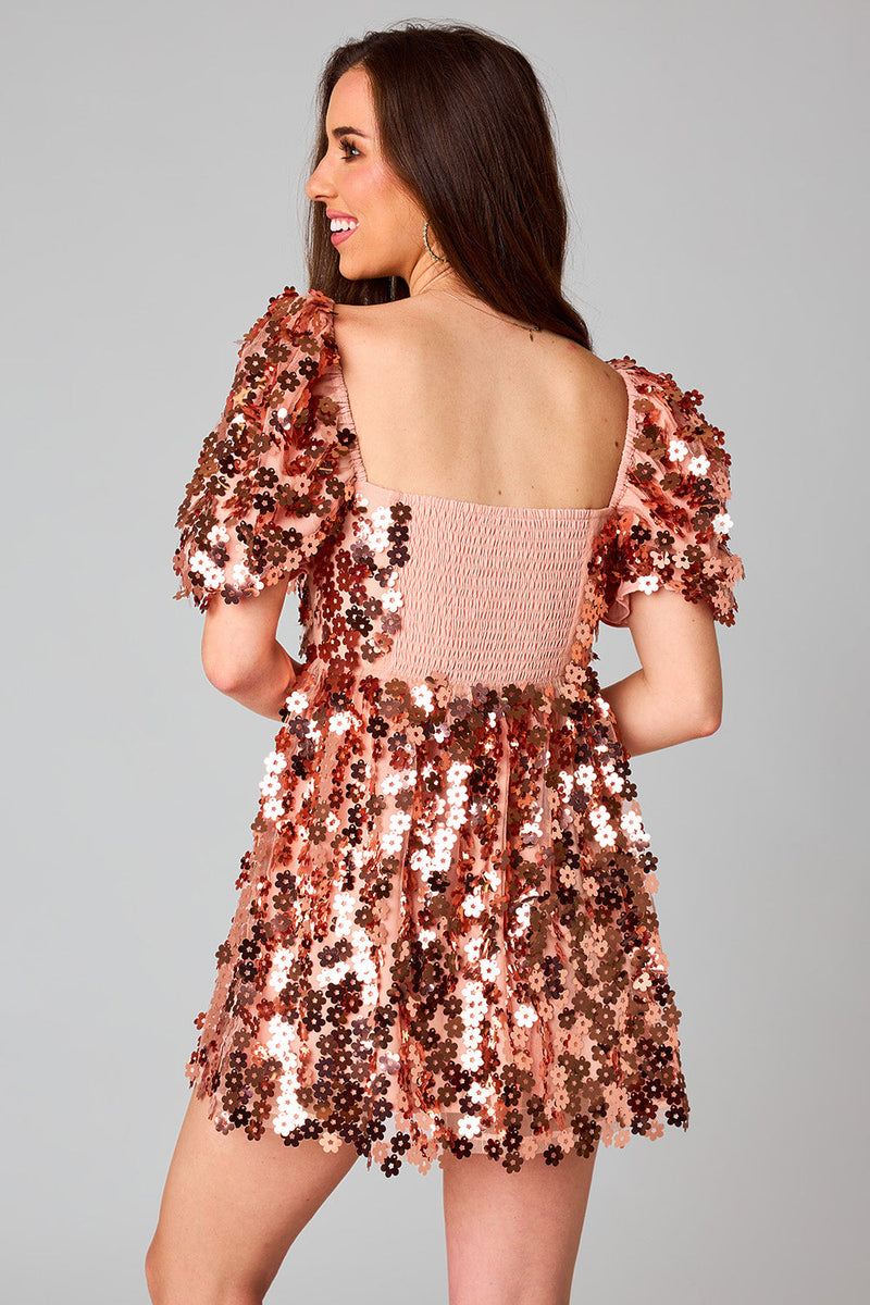Once Upon A Time Dress - Rose Gold