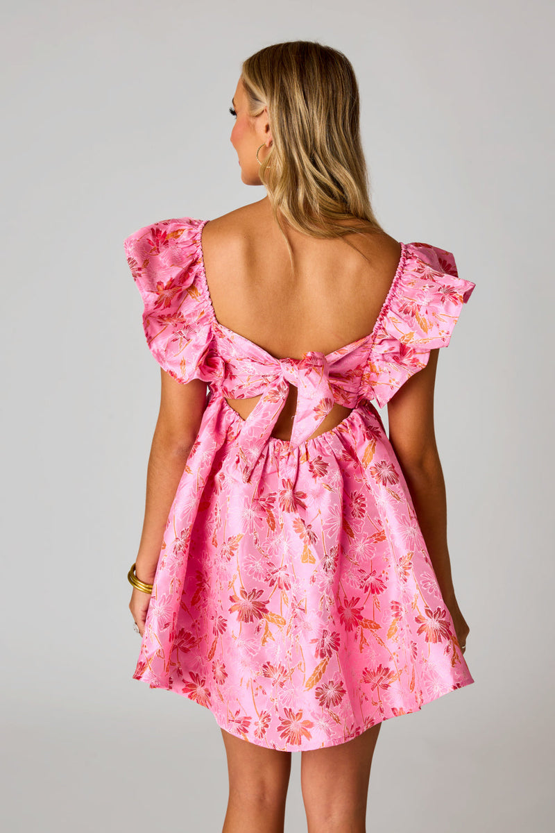 Regal Poise Dress - Pink