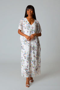 By The Poolside Caftan Dress - White