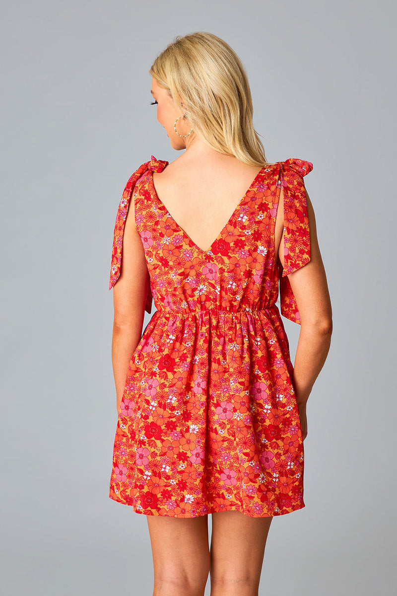 Feeling Flirty Dress - Grenadine Sage in Bloom Feeling Flirty Dress - Grenadine Sage in Bloom