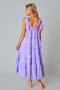 Top Tier Dress - Purple