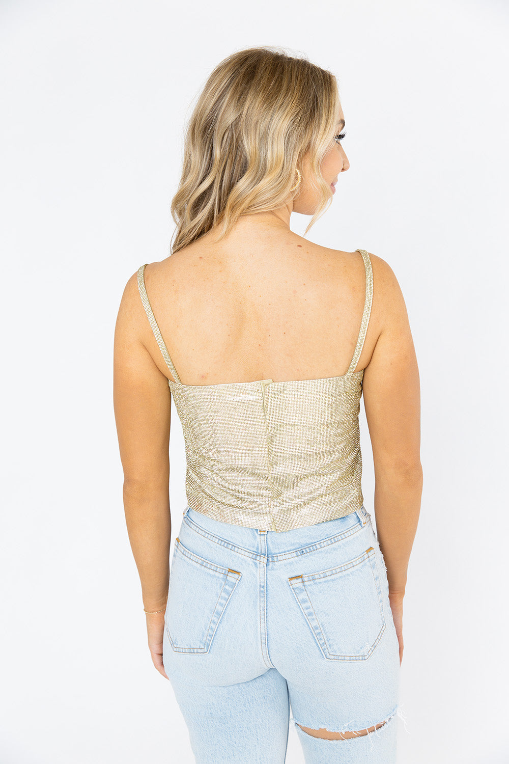 In The Spotlight Top - Gold