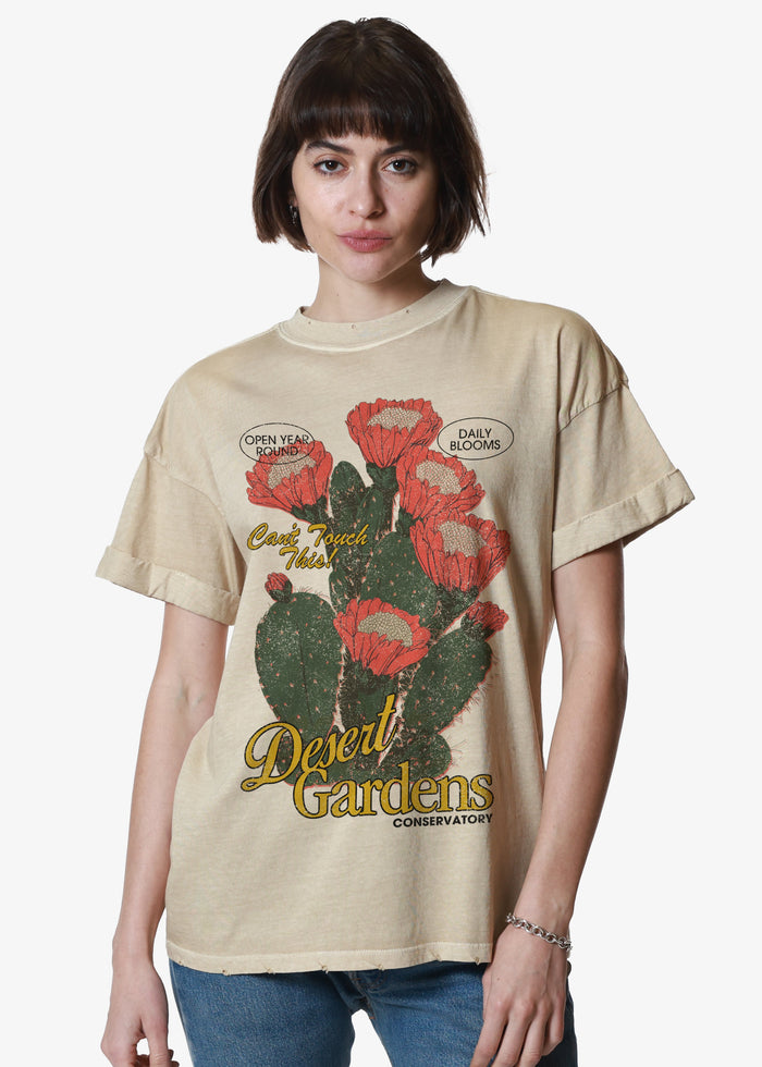 Desert Gardens Tee - Sand