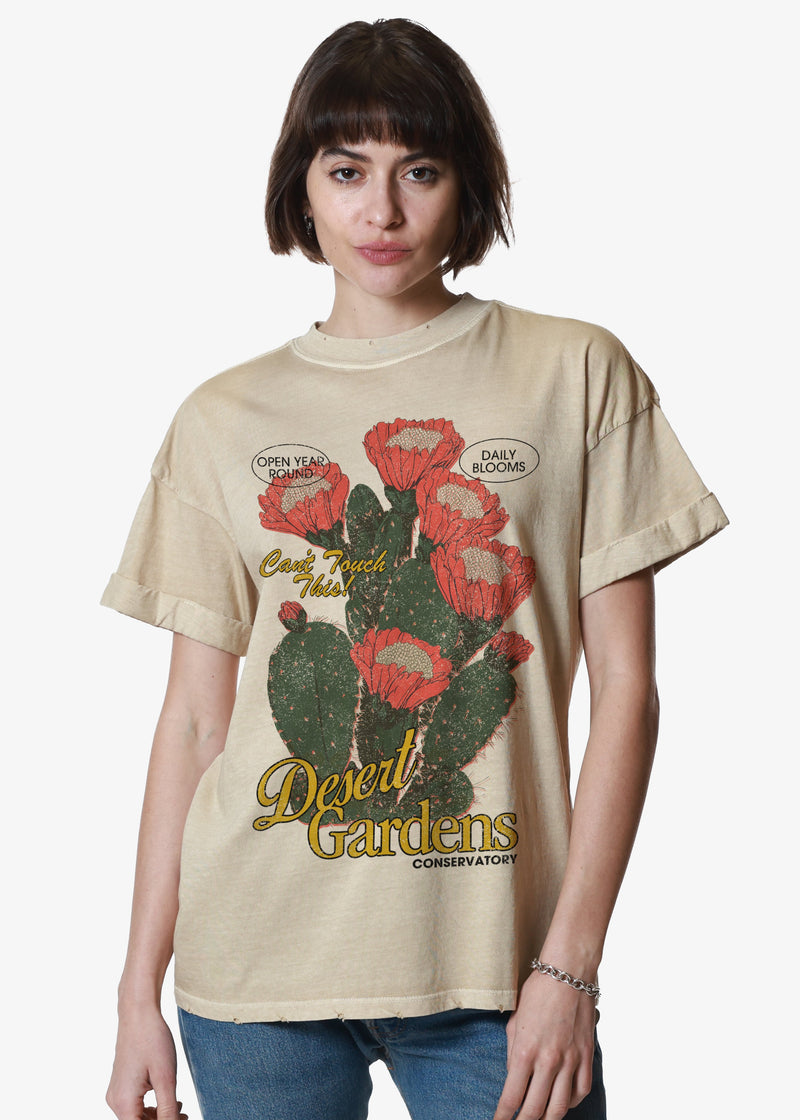 Desert Gardens Tee - Sand