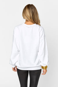 Make It Pop Sweatshirt - White