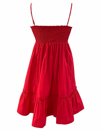 Present Moment Dress - Scarlet