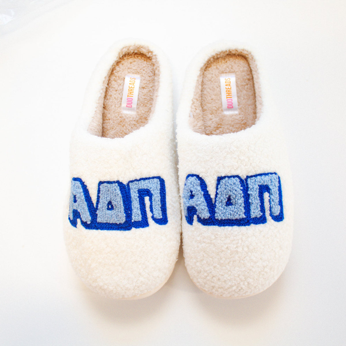 Chenille Sorority Slippers - ADPi