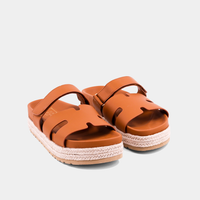 Izzy Platform Sandal - Camel