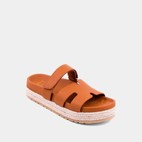 Izzy Platform Sandal - Camel