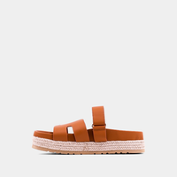 Izzy Platform Sandal - Camel