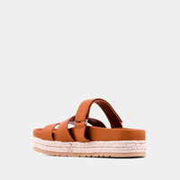 Izzy Platform Sandal - Camel