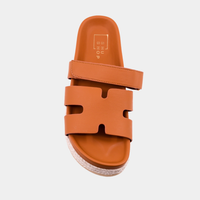 Izzy Platform Sandal - Camel