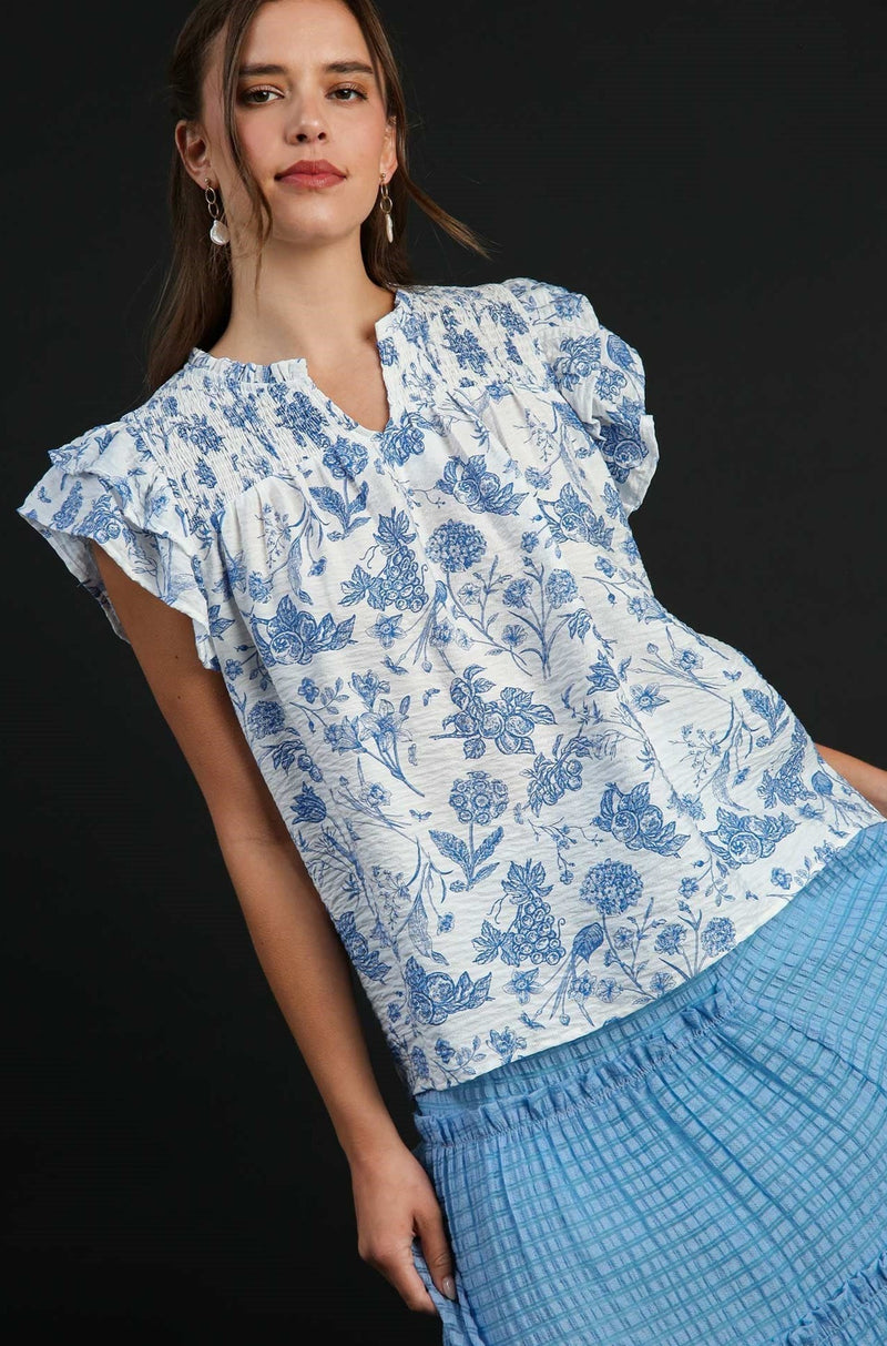 Delft By Design Top - Blue