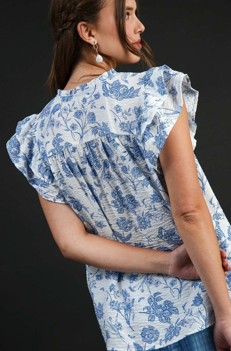 Delft By Design Top - Blue