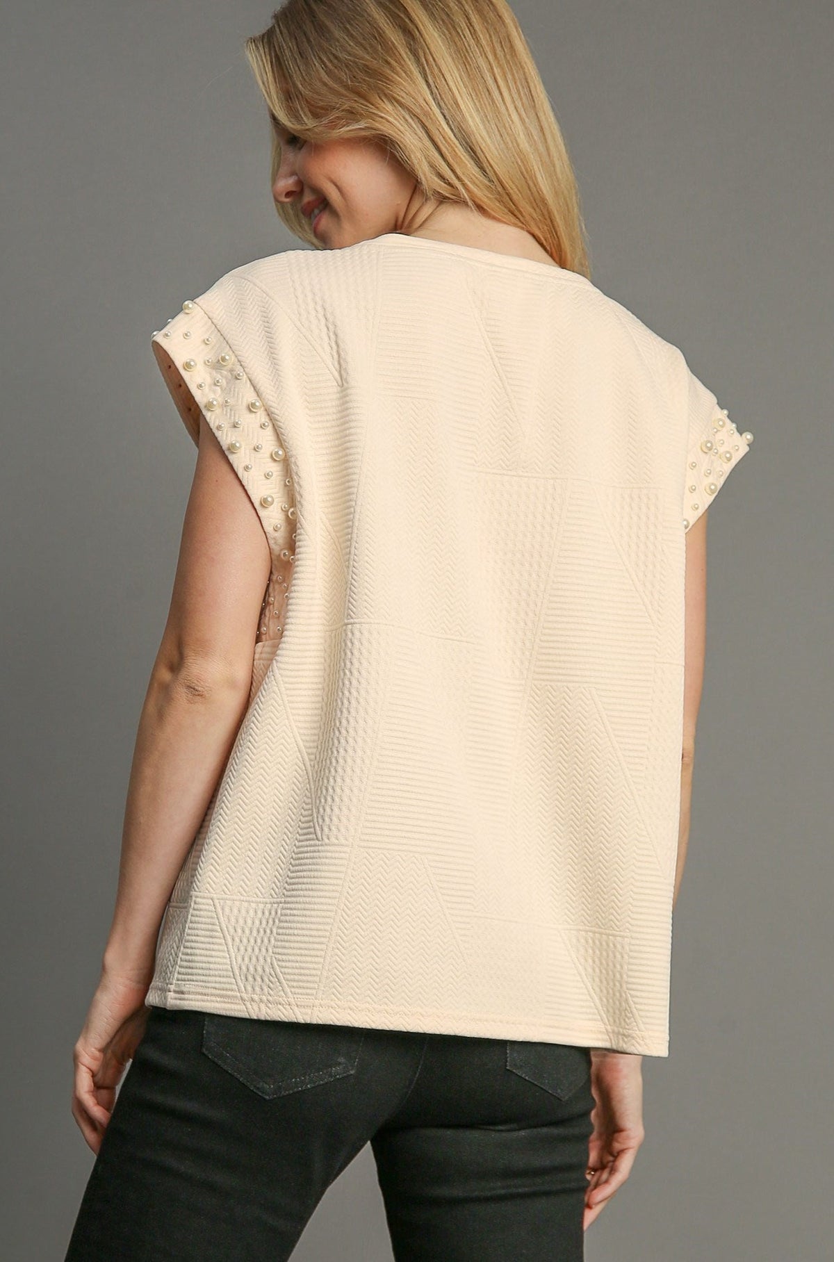 Touch Of Pearl Top - Cream