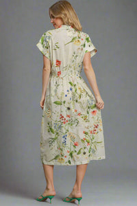 Pressing Flowers Dress - Cream