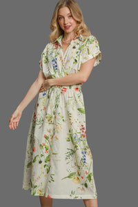 Pressing Flowers Dress - Cream