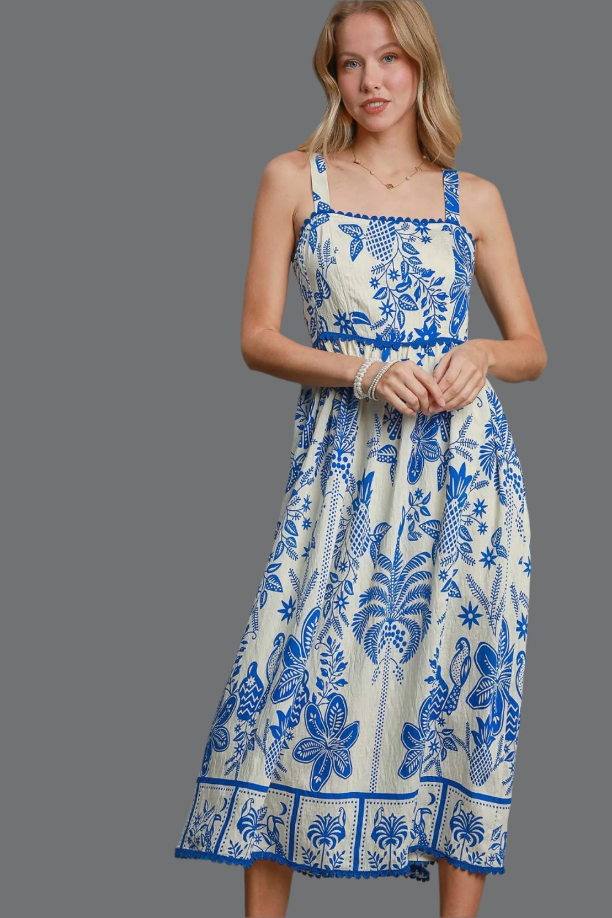 Slice of Paradise Dress - Blue