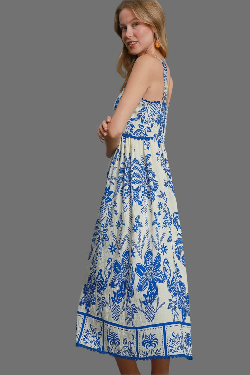 Slice of Paradise Dress - Blue