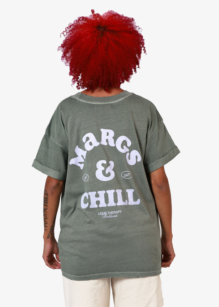Margs & Chill Tee - Army