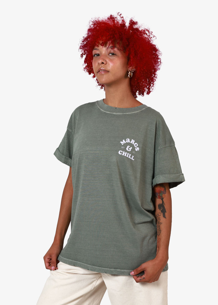 Margs & Chill Tee - Army