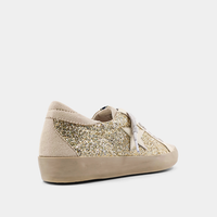 Gold Glitter Goose Sneakers