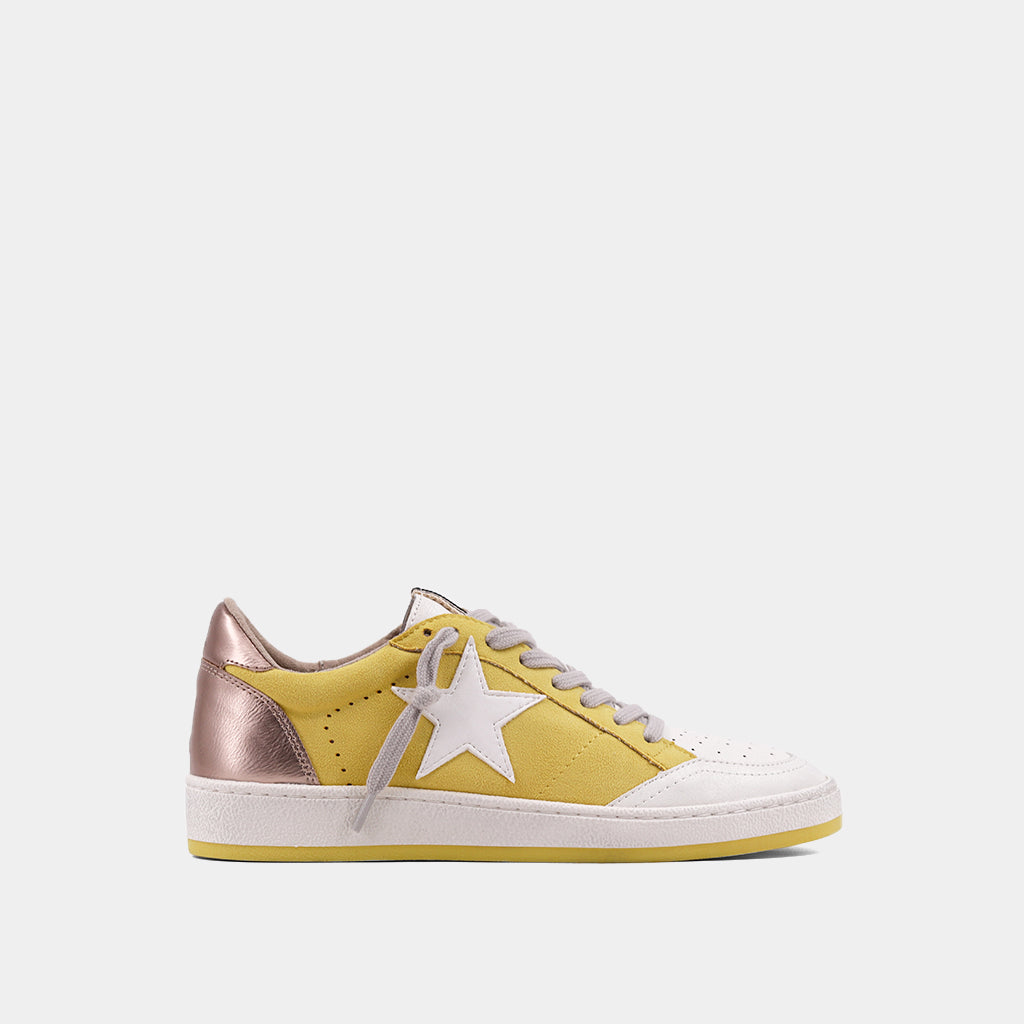 Paz Goose Sneakers - Yellow Suede