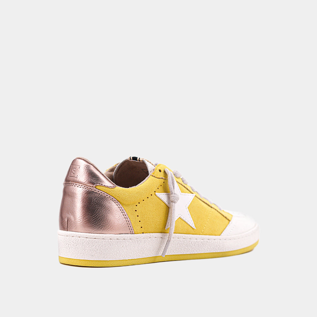 Paz Goose Sneakers - Yellow Suede