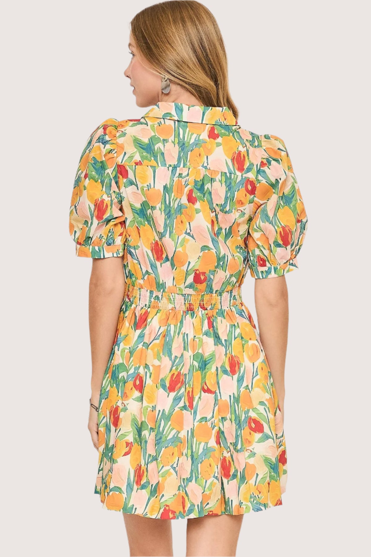 Tulip Fever Dress - Yellow