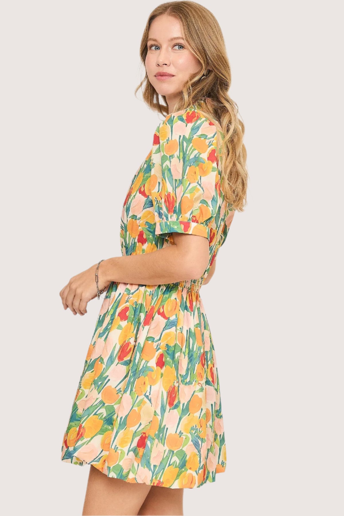 Tulip Fever Dress - Yellow