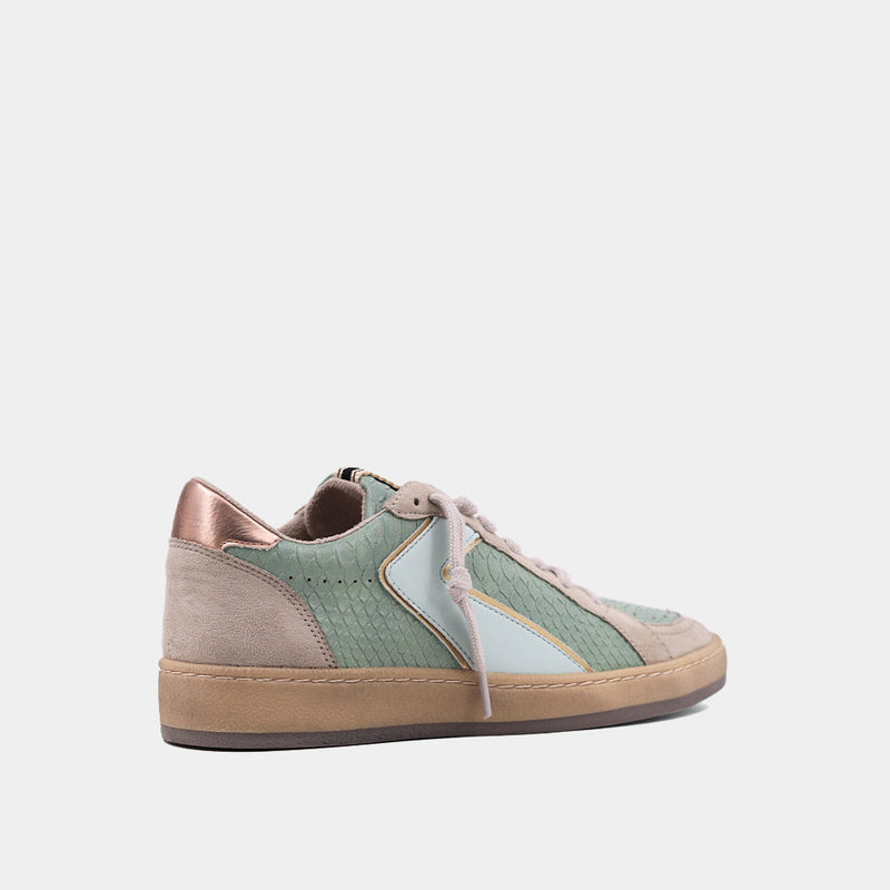 Salma Goose Sneakers - Mint Snake