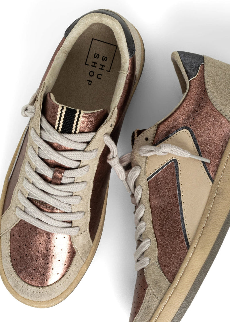 Salma Goose Sneakers - Rose Gold