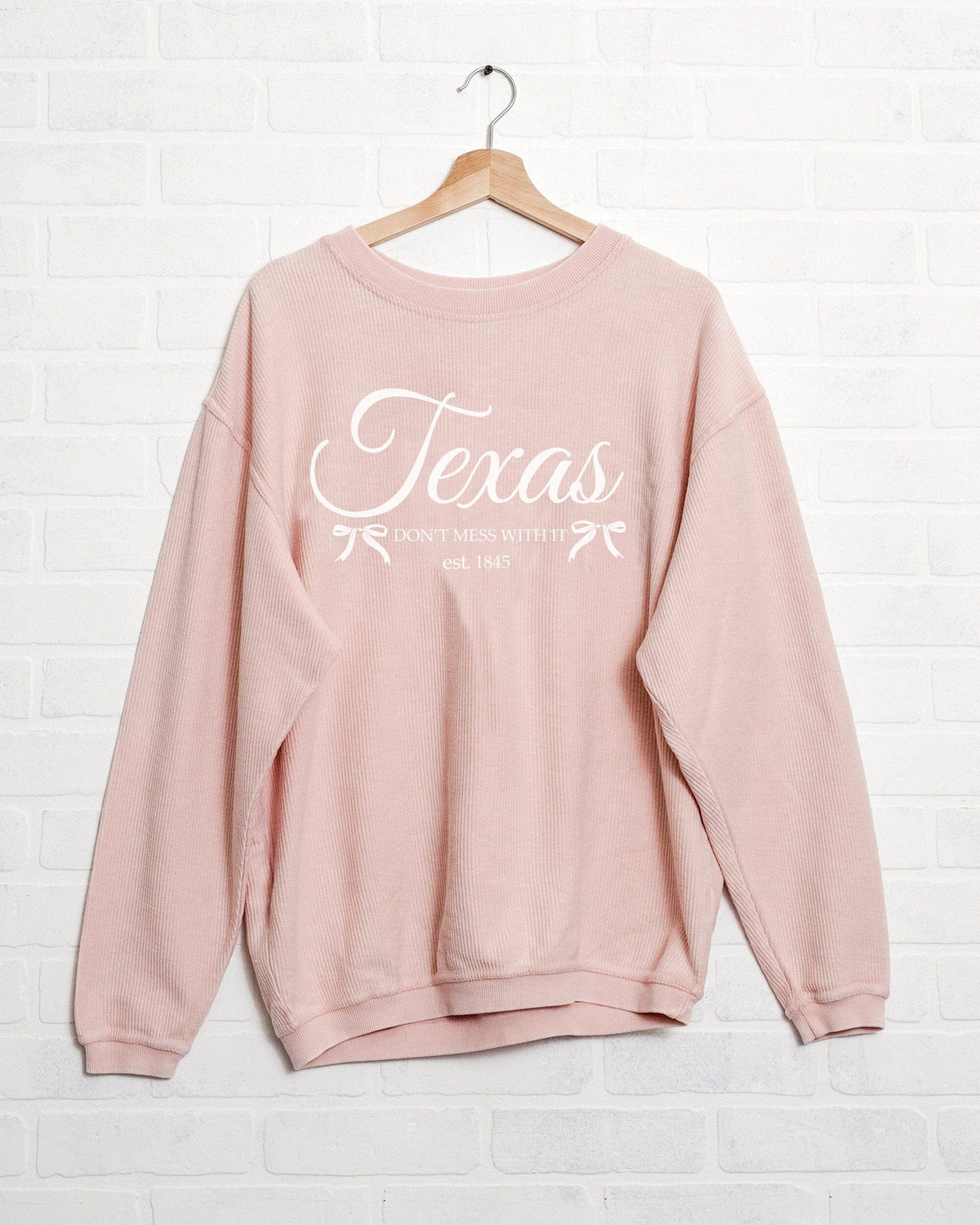 Texas Bows Sweatshirt - Pink