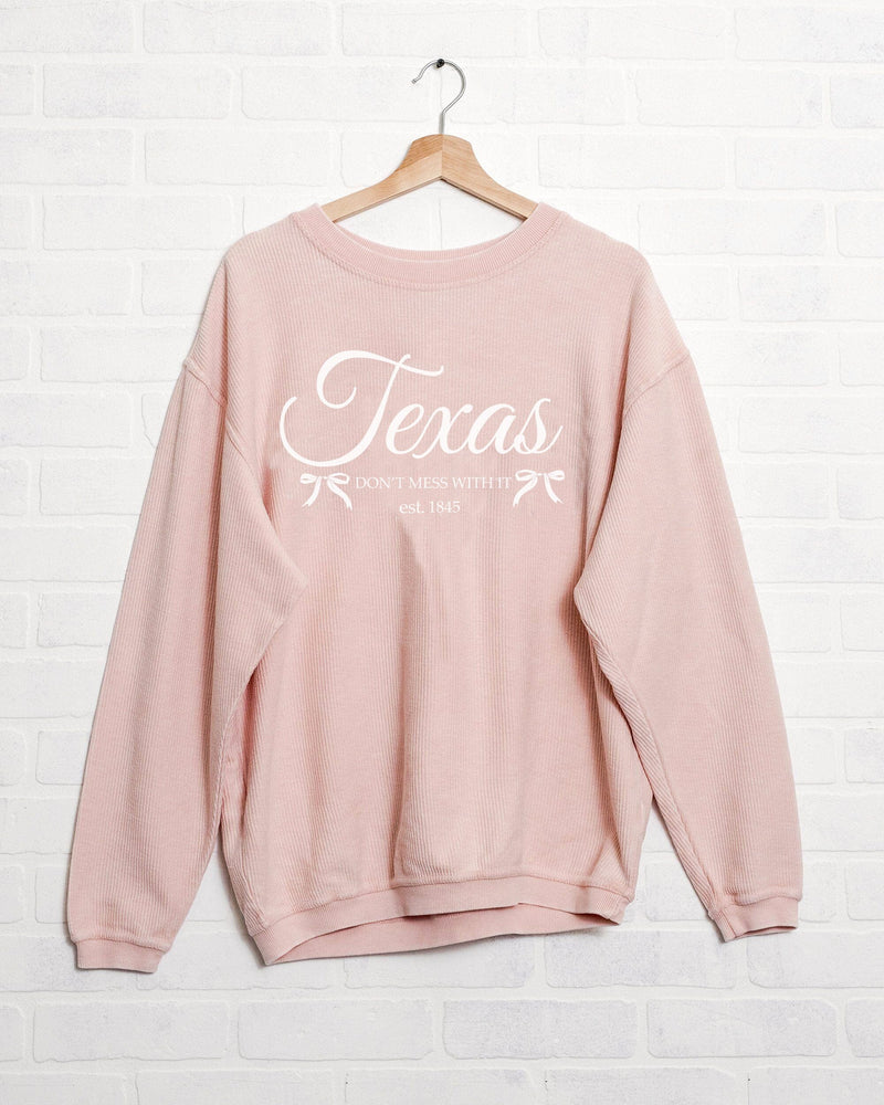 Texas Bows Sweatshirt - Pink