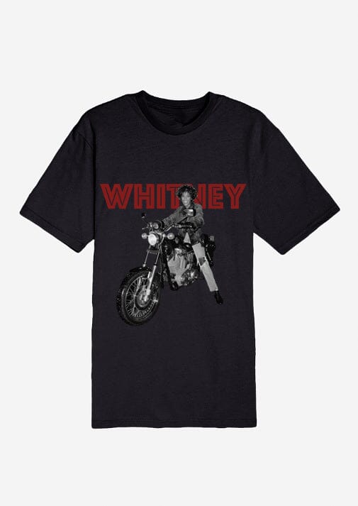 Whitney Houston Motorcycle Tee - Black