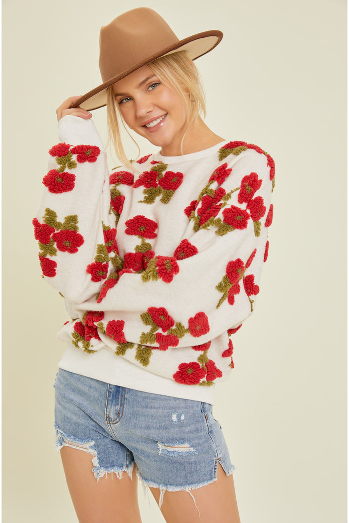 Rosebud Lifestyle Sweater - Ivory