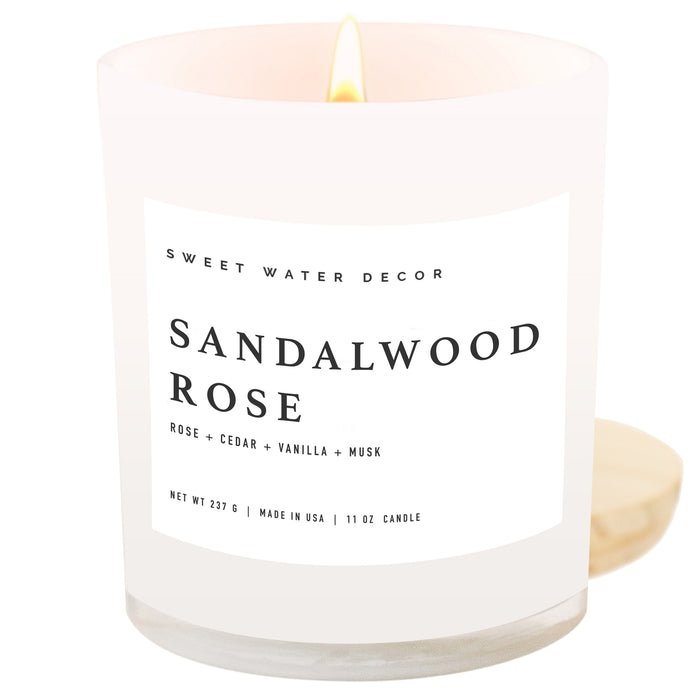 Sandalwood Rose - Soy Candle