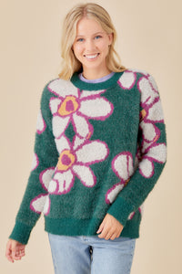 Be So Bold Sweater - Green