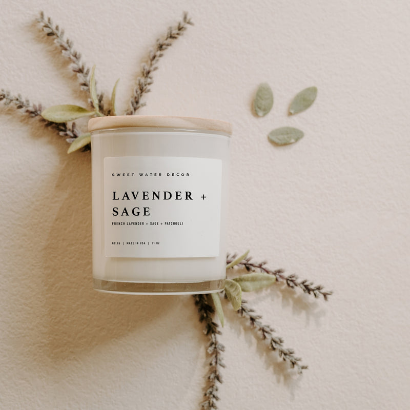 Lavender + Sage - Soy Candle