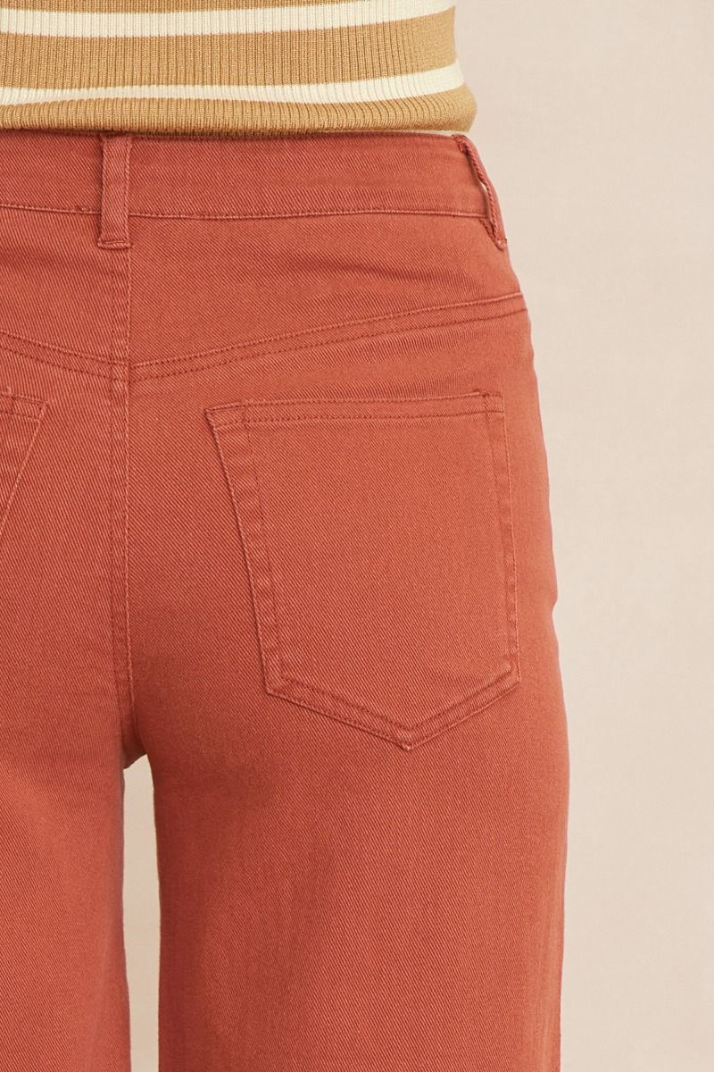 On The Rise Pants - Rust