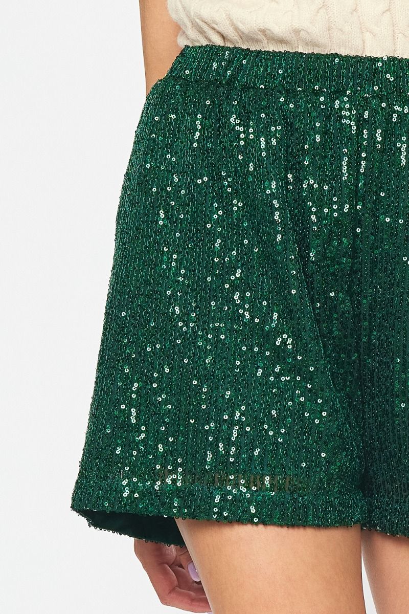Sparkle Bright Shorts - Green