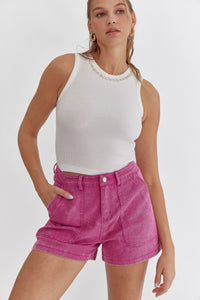 Go For Bold Shorts - Fuchsia